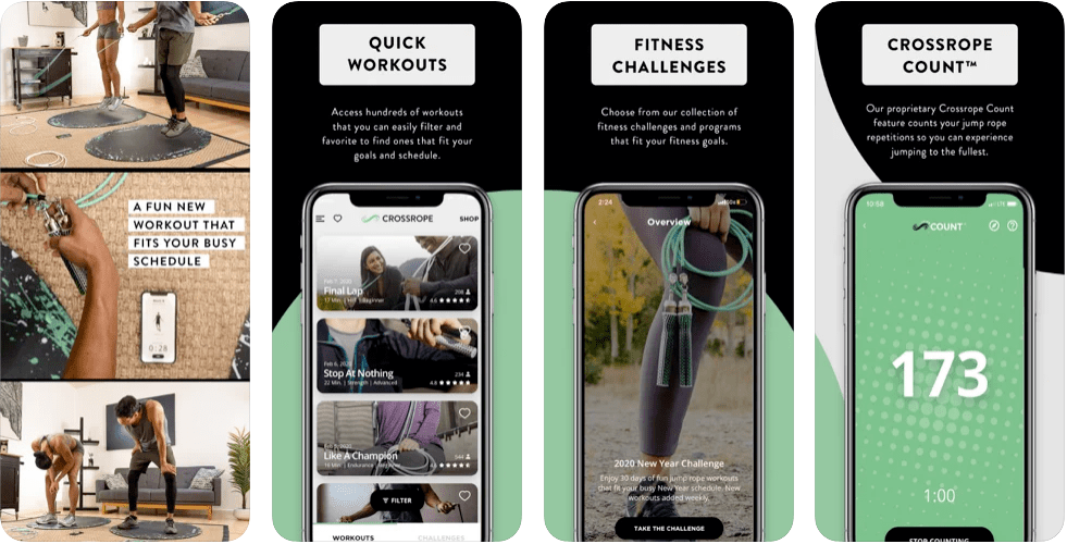 Screenshots of Crossrope