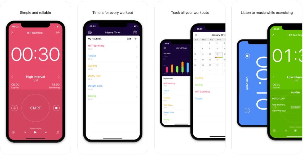 Screenshots of Interval Timer - HIIT Workouts 