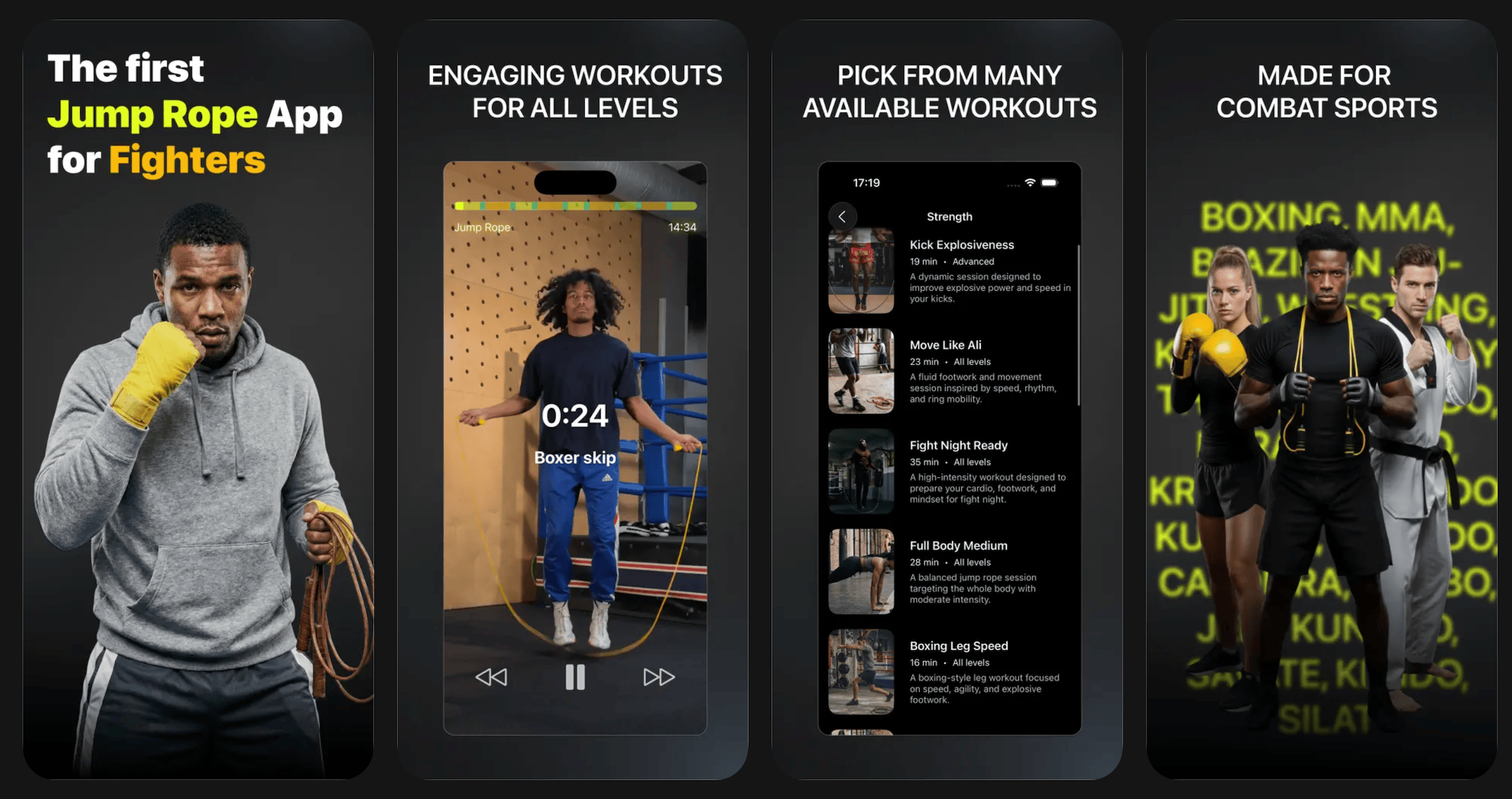 Screenshots of Shadow Rope: Jump Rope Training