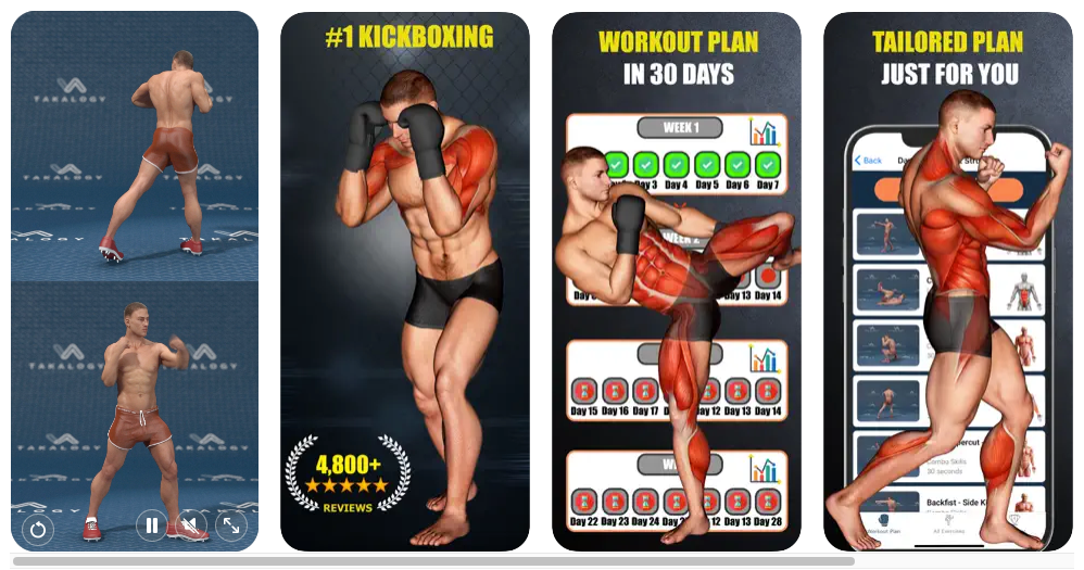 Screenshots of Kickboxing Fitness Training