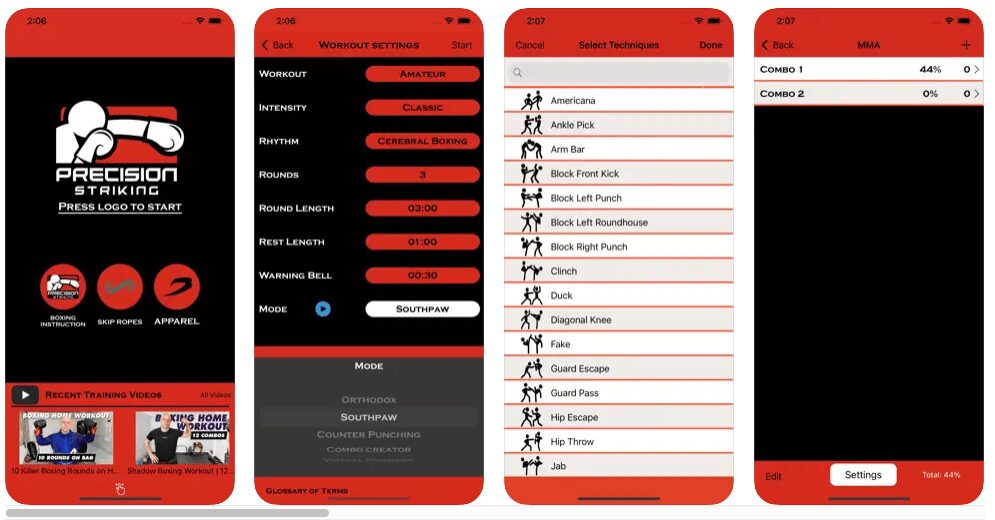 Screenshots of Precision Striking