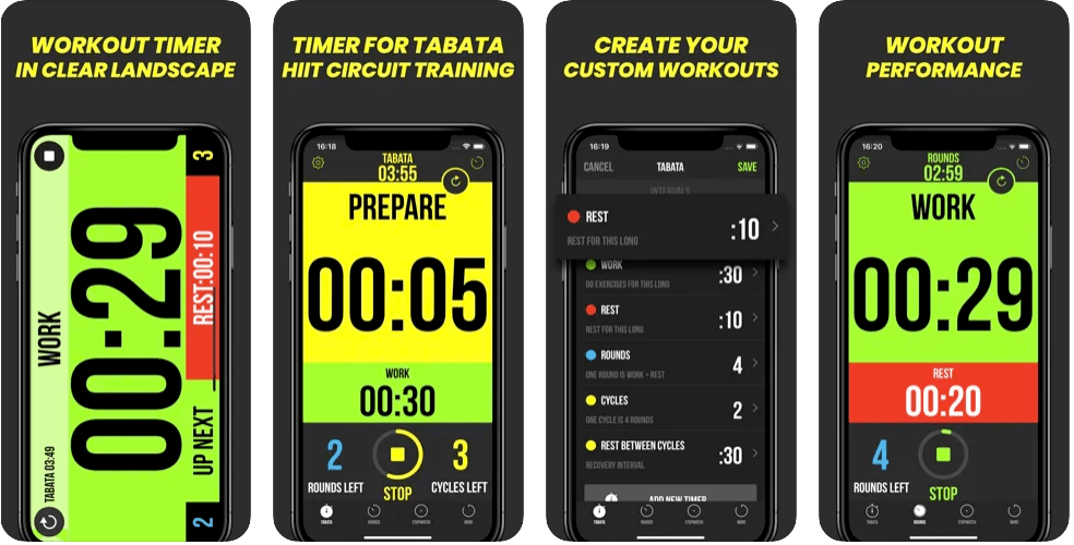 Screenshots of Timer Plus