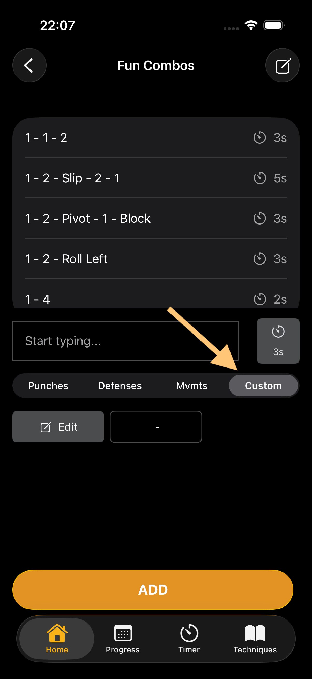 Create custom boxing combos with an app