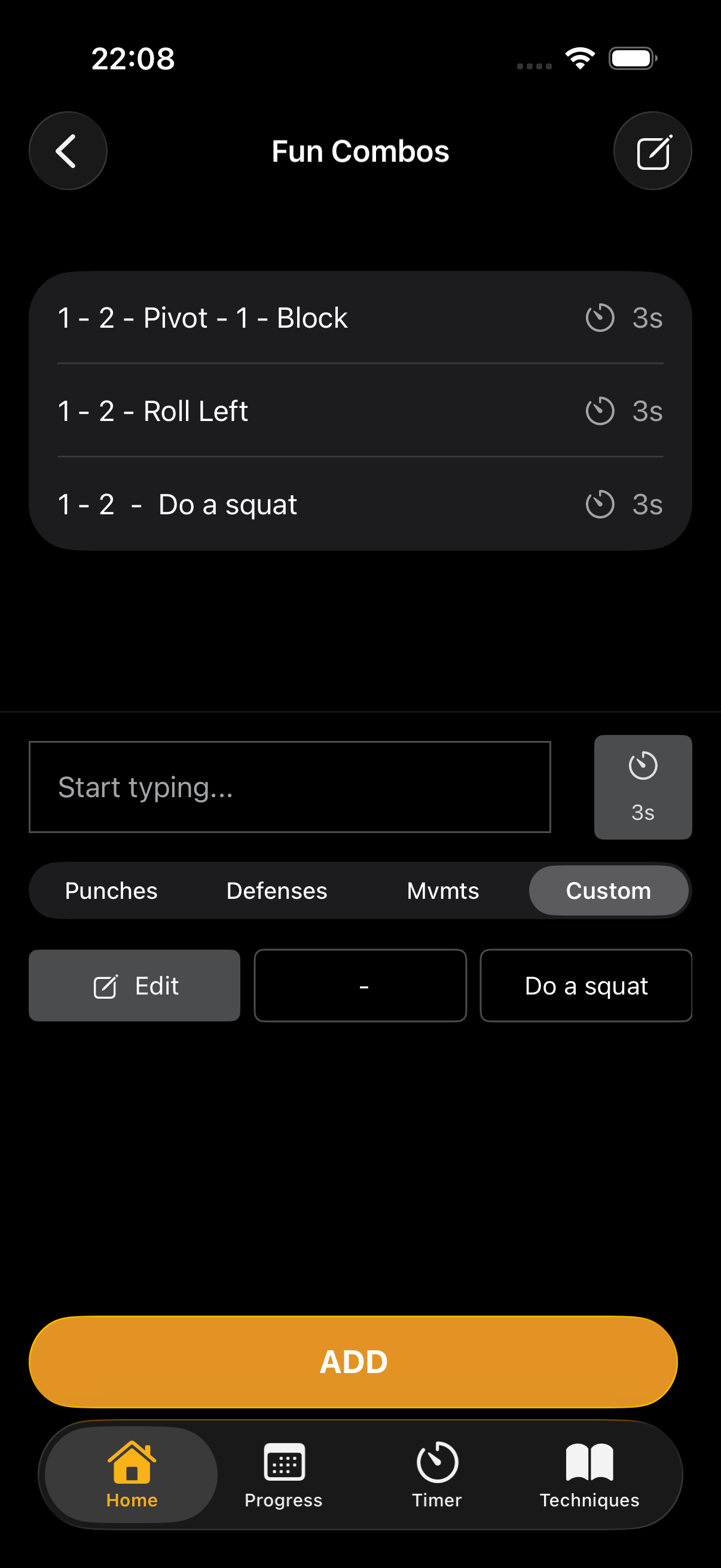 Create custom boxing combos with an app