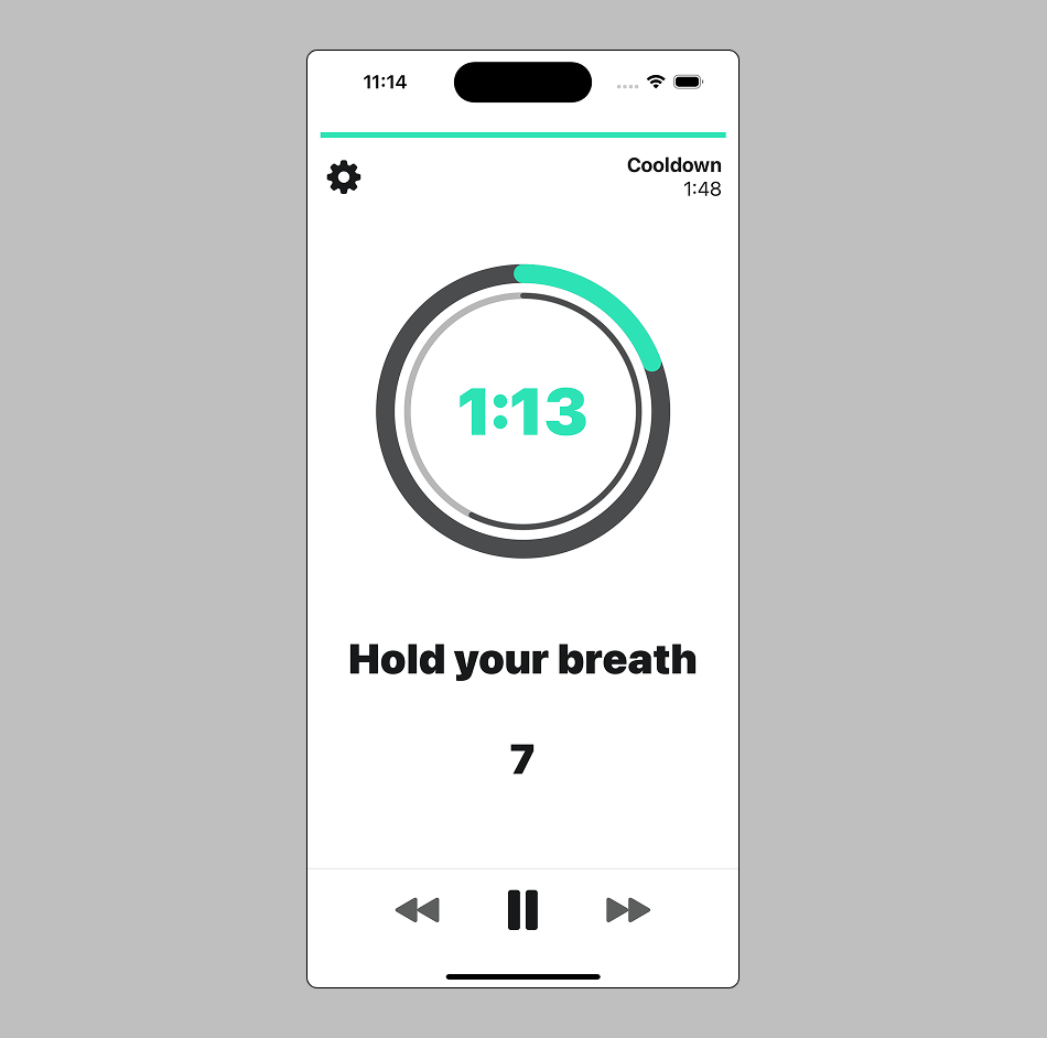 Breathing exercise for boxing