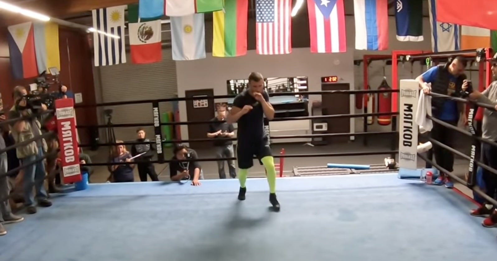 Lomachenko shadow boxing