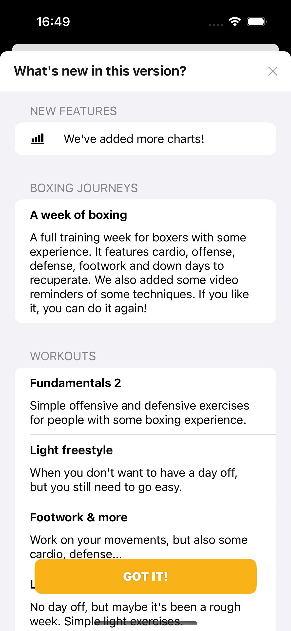 Boxing stats