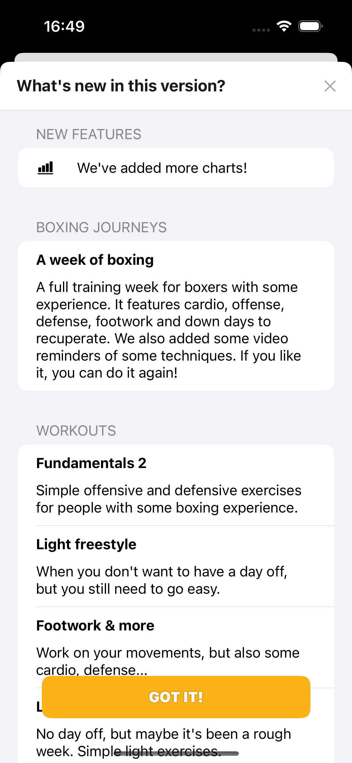 Boxing stats