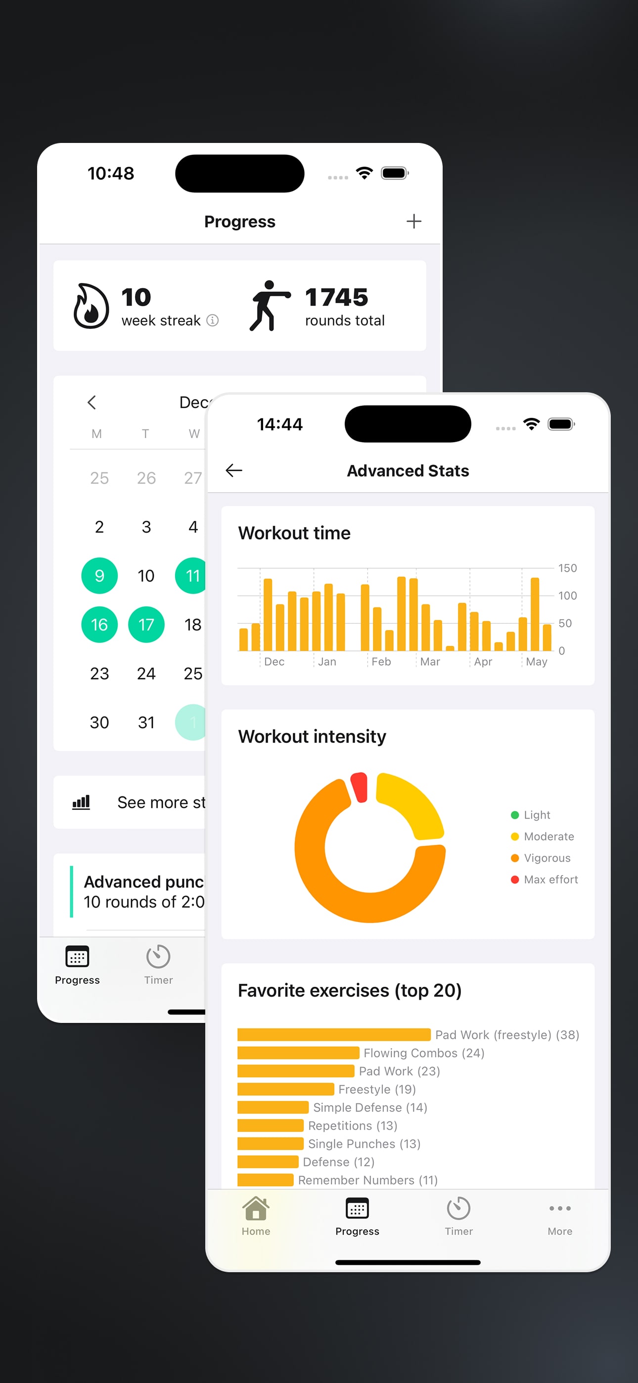 Shadow Boxing App Feature