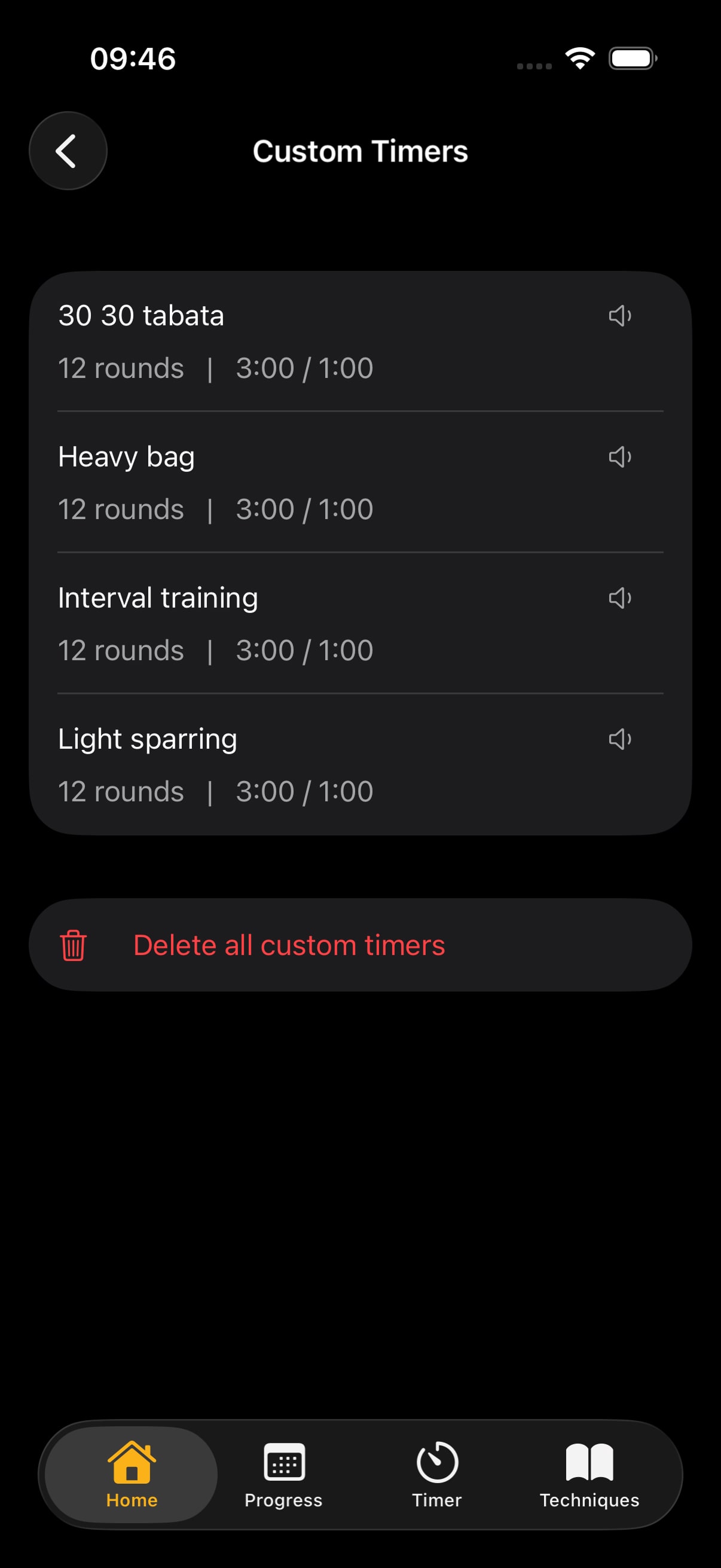 Free boxing timer iOS app