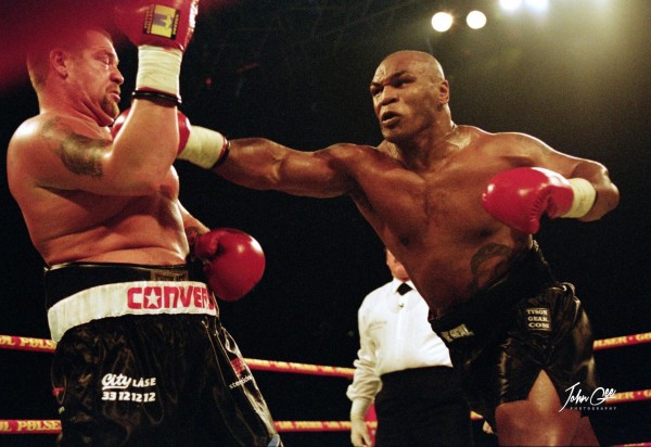 Mike Tyson favoured a swift jab-cross finisher