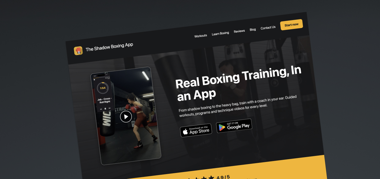 Boxing app blog article