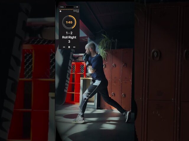What a Boxing Workout With an iPhone App Looks Like (Video)
