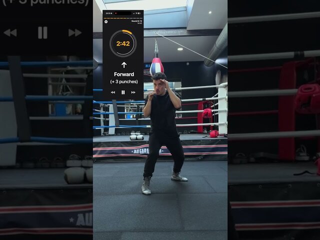 Move First, Then Punch: A Boxing Footwork Drill in a 45-Second Video