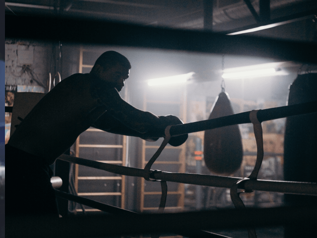 Boxing training during lockdown