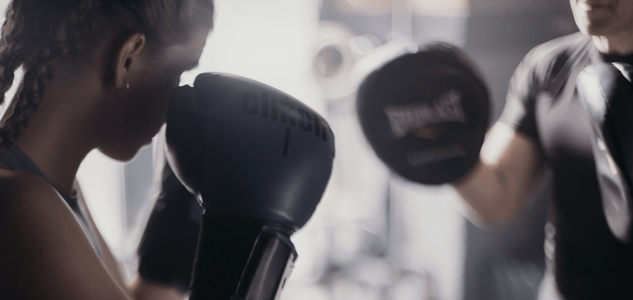 Building muscle memory for boxing with pad work
