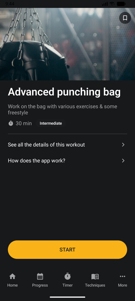 android bag workout