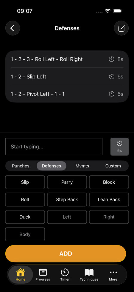 combo creator adding defenses