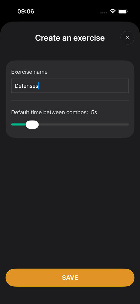 combo creator create new exercise