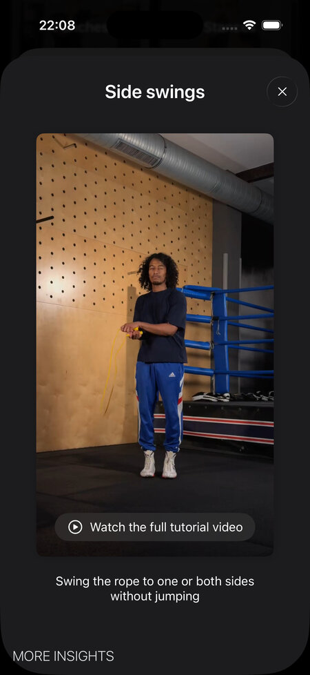 jumprope side swings