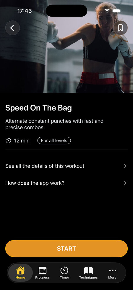 punching bag speed workout