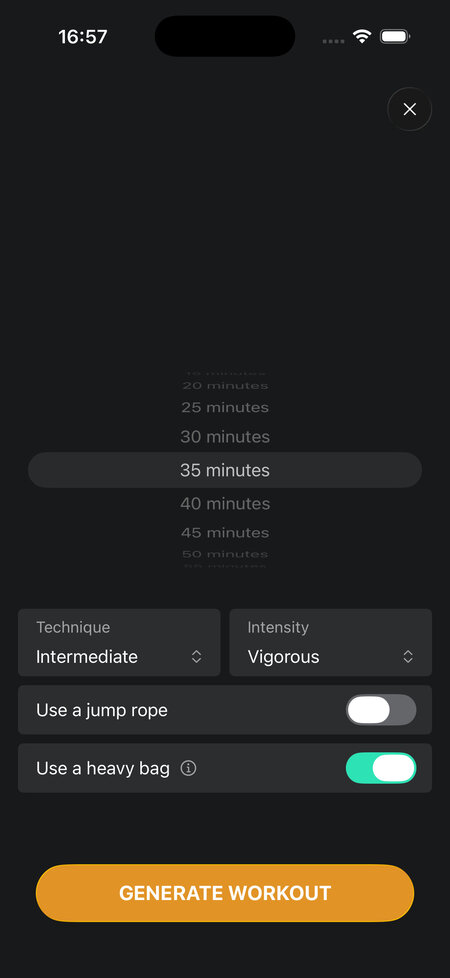 quick start pick parameters