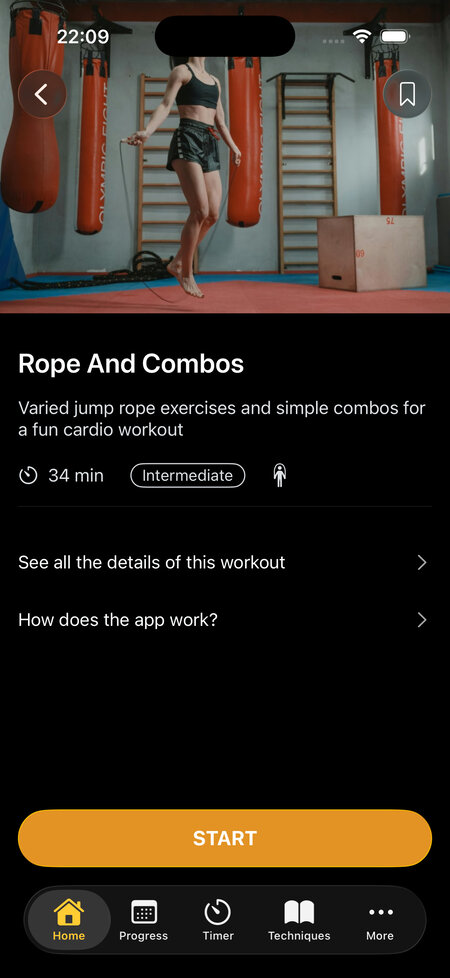 rope and combo workout main page