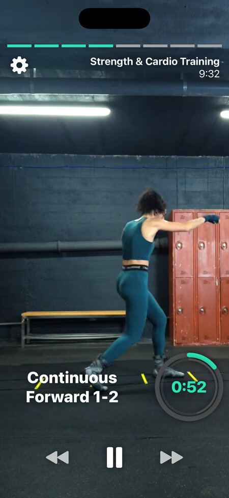 speed ladder cross during workout