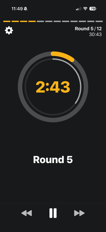 timer during round