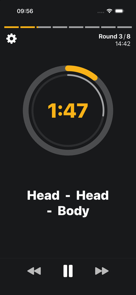 workout level change example