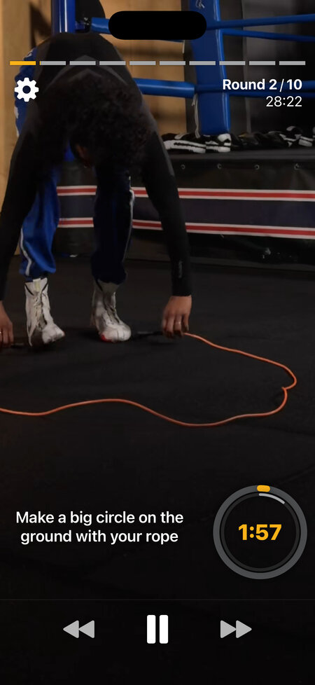 workout make big circle