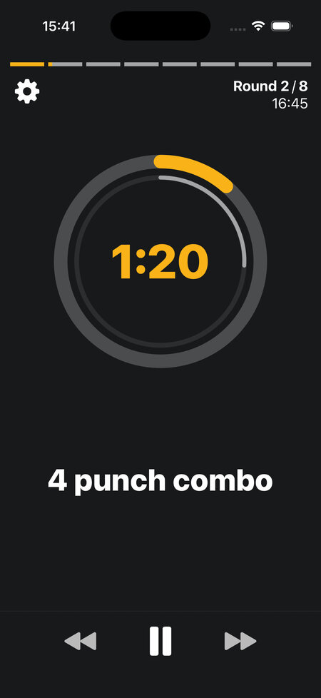 workout ongoing 4 punch combo