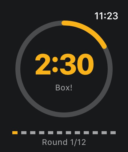 watch timer during workout