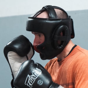 Marc, boxer and the app's main developer